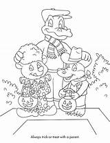 Coloring Pages Guard Security Safety Halloween Getdrawings sketch template