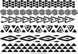 Tribal Hawaiian Pattern Vectors Tattoo Vector Patterns Borders Pack Designs Tattoos Vecteezy Border Polynesian Clip Traditional Flower Hawaii Native Islands sketch template