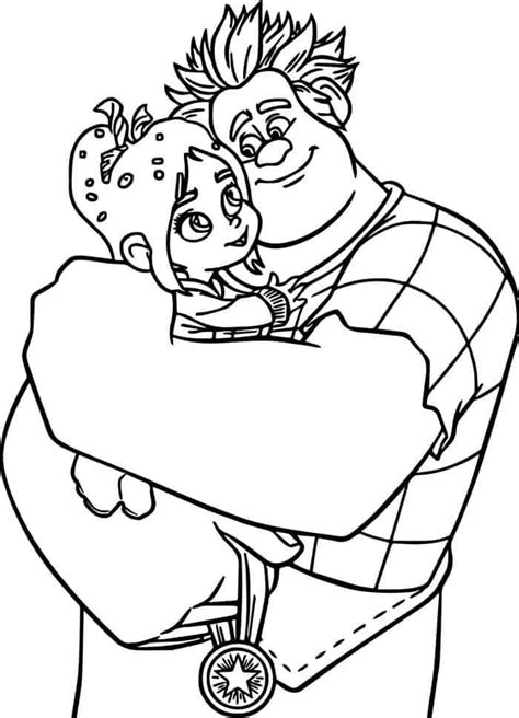 wreck  ralph coloring pages coloringfile disney coloring pages