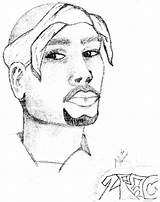 2pac Tupac Coloring Drawing Pages Shakur Getdrawings Drawings Celebrity West Side Sketch Template sketch template