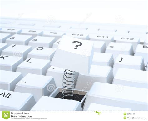 broken computer keyboard stock illustration image