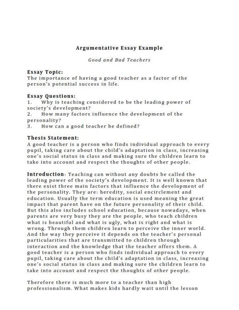 Argumentative Essay Examples Argumentative Essay Essay Writing Best