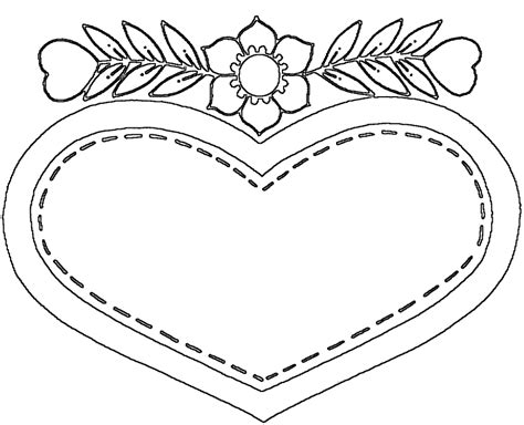 heart coloring page  girls  print