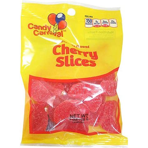 Wholesale Carnival Candy Cherry Slices Peggable Glw