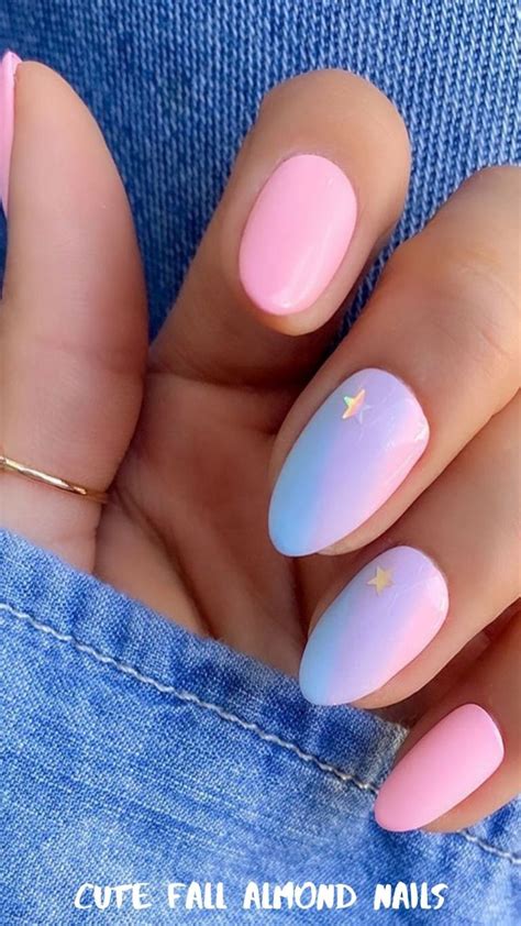 38 Best Short Almond Nail Designs And Fall Nail Colors 2021 To Try