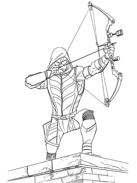 archery coloring pages  kids  print coloring games