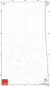Saskatchewan Map Blank Labels Simple East North West sketch template