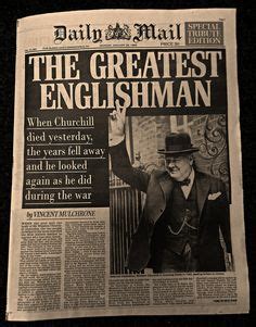 sir winston churchill dead winston churchill newspaper headlines
