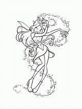 Winx sketch template