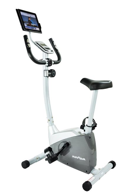 innova fitness upright bike tablet holder fitness gizmos