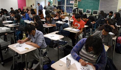 class sizes rise  budgets  cut   york times