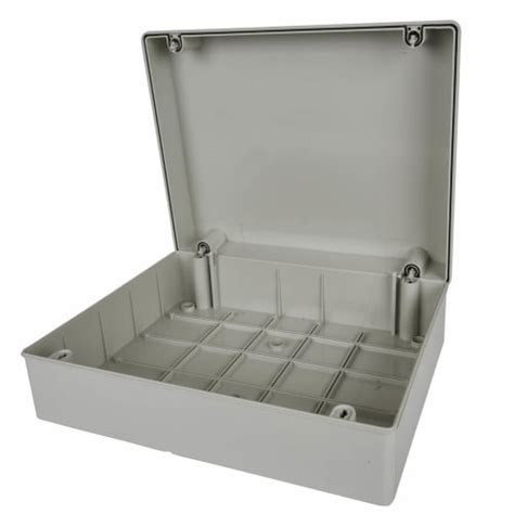 thermoplastic ip56 adaptable junction box 190 x 140 x 70mm grey