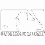 Mlb Coloring Baseball Logo Pages Printable Major League Drawing Cubs Sports Dodgers Miami Logos Sport Chicago Marlins Print Color Supercoloring sketch template