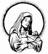 Assumption Mary Blessed Virgin Coloring Pages Rosary Glorious Mysteries sketch template