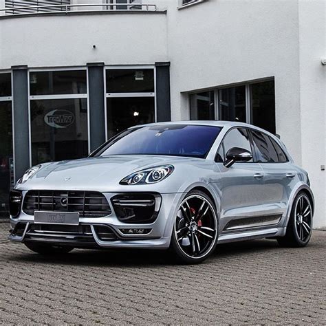 tuningcars tuning car pictures techart macan turbo   front spoiler widebody kit rear