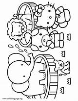 Kitty Hello Coloring Pages Circus Colouring Jodie Sheets Color Print Visit Printable Dog Newest Kids sketch template