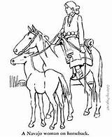 Navajo Caballos Heste Colorear Tegninger Designlooter Sparet Tjent Pony Marcados Están Pertenecen Ausmalen Også Læs Pferd sketch template