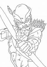 Arrow Green Coloring Pages Lineart Deviantart Exclusive Printable Getcolorings Albanysinsanity Color sketch template