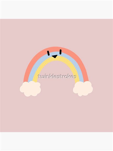 cute rainbow canvas print  sale  twinklestrokes redbubble