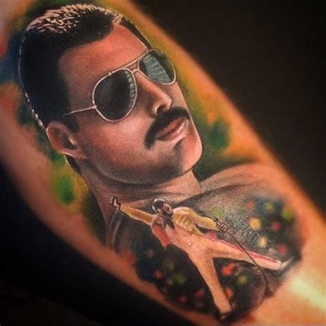 impressive freddie mercury tattoo ideas  designs