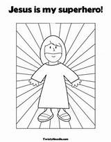 Coloring Jesus Pages Cape Superhero Colouring Away Bible Friend Hero Light Super Sins Designlooter Sheets Kids 15kb 304px Choose Board sketch template