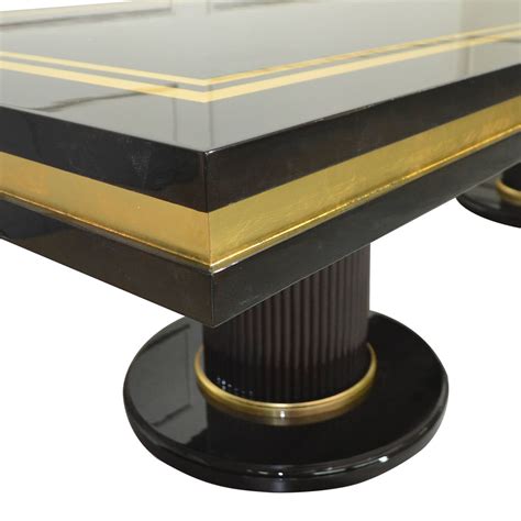 art deco large expandable dining table kabinet artemest