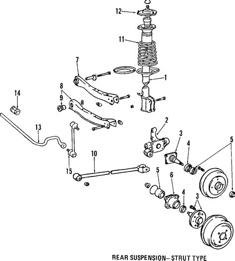 toyota shock absorber strut assembly obs suspension cartridge  base