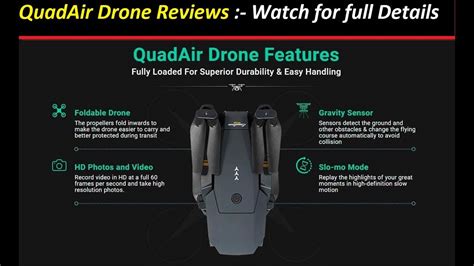 quadair drone quadair drone review quadair drone reviews   full details youtube