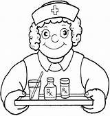 Enfermeras Nurse sketch template
