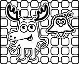 Coloring Moose Pages Noggin Linear Wecoloringpage Cool Print Halloween Boys Getcolorings sketch template