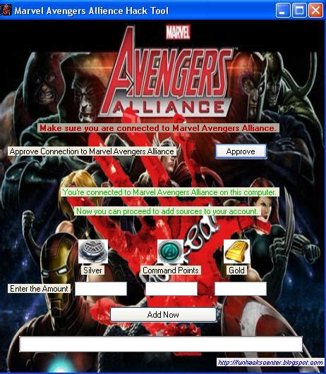 bicsemblog marvel avengers alliance hack updated