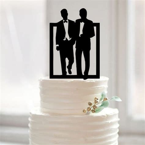 10 perfect gay wedding cake toppers
