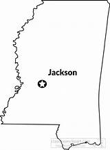 Mississippi Jackson sketch template