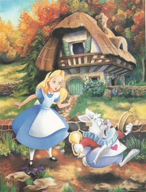 alice in white rabbit s house book page 1 rabbithouses disney alice