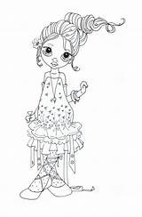 Saturated Canary Coloring Pages Stamps Digital Girls Digi Granddaughter Digis sketch template