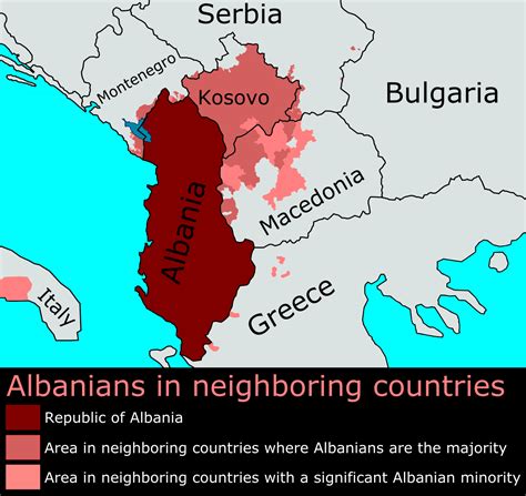 albania albanian language map populationdatanet