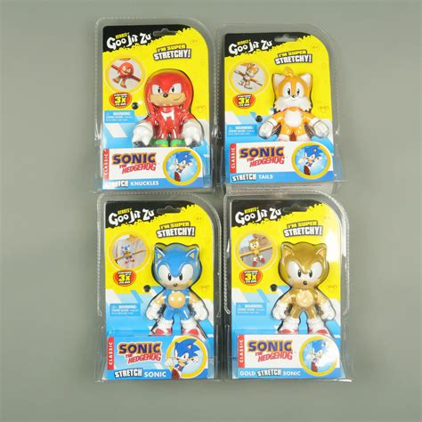 heroes  goo jit zu sonic gold sonic tails  knuckles lot