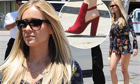Kristin Cavallari Shows Off Her Lovely Legs In A Short Romper And Her