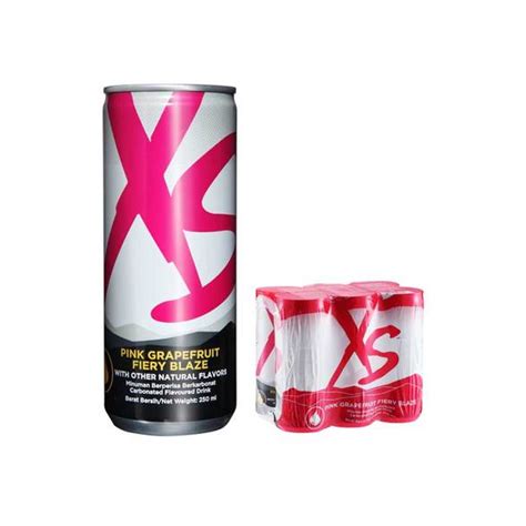 xs energy drink pink grapefruit fiery blaze amway brunei