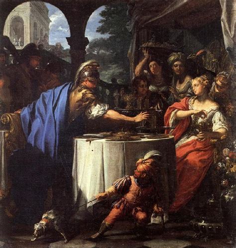 The Banquet Of Mark Antony And Cleopatra Francesco