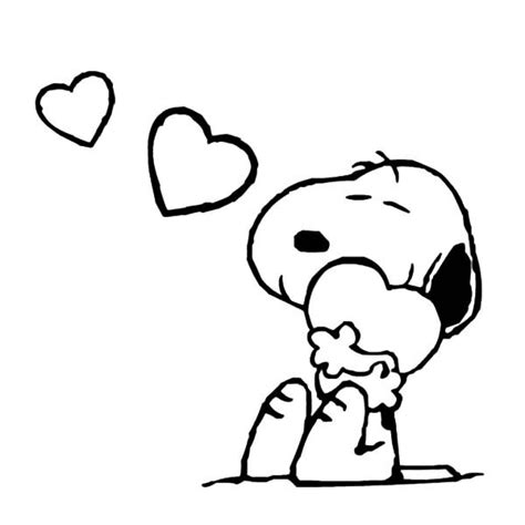 snoopy hold  love tight coloring pages  place  color