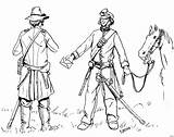 Soldier Confederate Drawing Civil War Coloring Pages Getdrawings sketch template