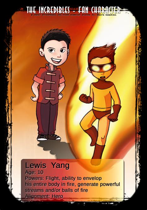 The Incredibles Lewis Yang By Shongcredible On Deviantart