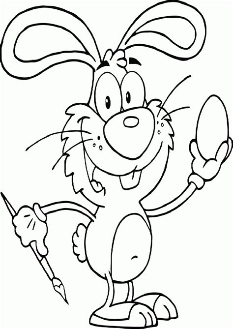 easter bunny face coloring pages   easter bunny face