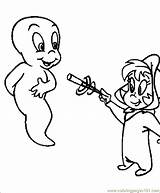Coloring Casper Pages Library Clipart sketch template