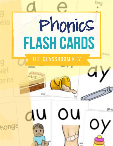 phonics flash cards  classroom key