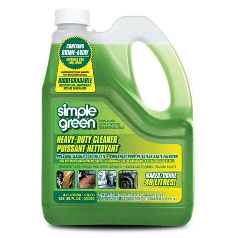simple green heavy duty pressure washer detergent partsource