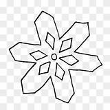 Snowflake Snowflakes Pngfind sketch template