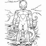 Dragon Ball Freezer Coloring Drawing Cartoons Coloriage Imprimer Getdrawings Pour sketch template