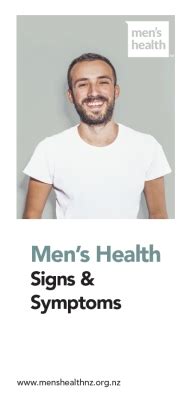 mens health signs  symptoms community public health